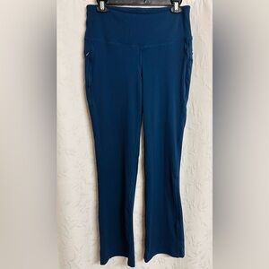 GymSmart  NWT Women's Navy Blue Bootcut Yoga Active Comfy Lounge Pocket Pants L